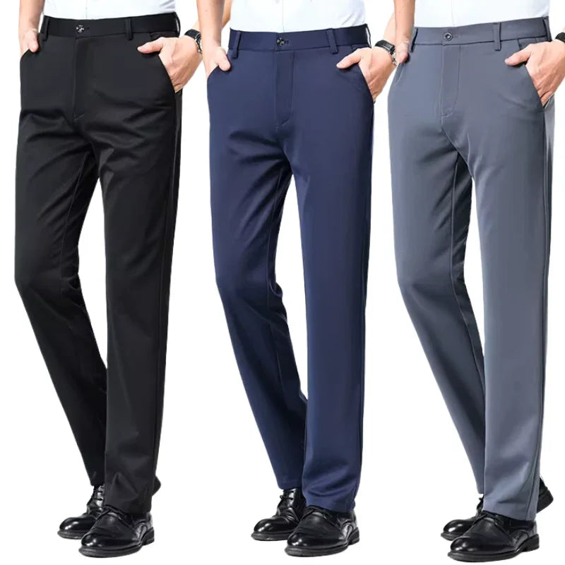 COMPRE 2  LEVE 3 |  Calça Social Clássica Alfaiataria + Cinto de Brinde