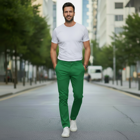 Kit De Verão 5 Calças De Sarja Masculina Retrô Premium - Últimas Unidades